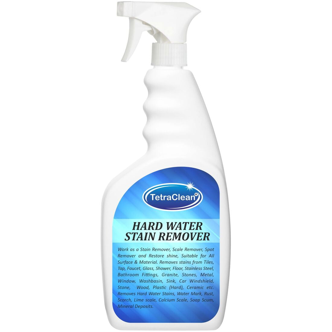 TetraClean Multipurpose Hard Water Stain Remover Stain Remover 500ml spray